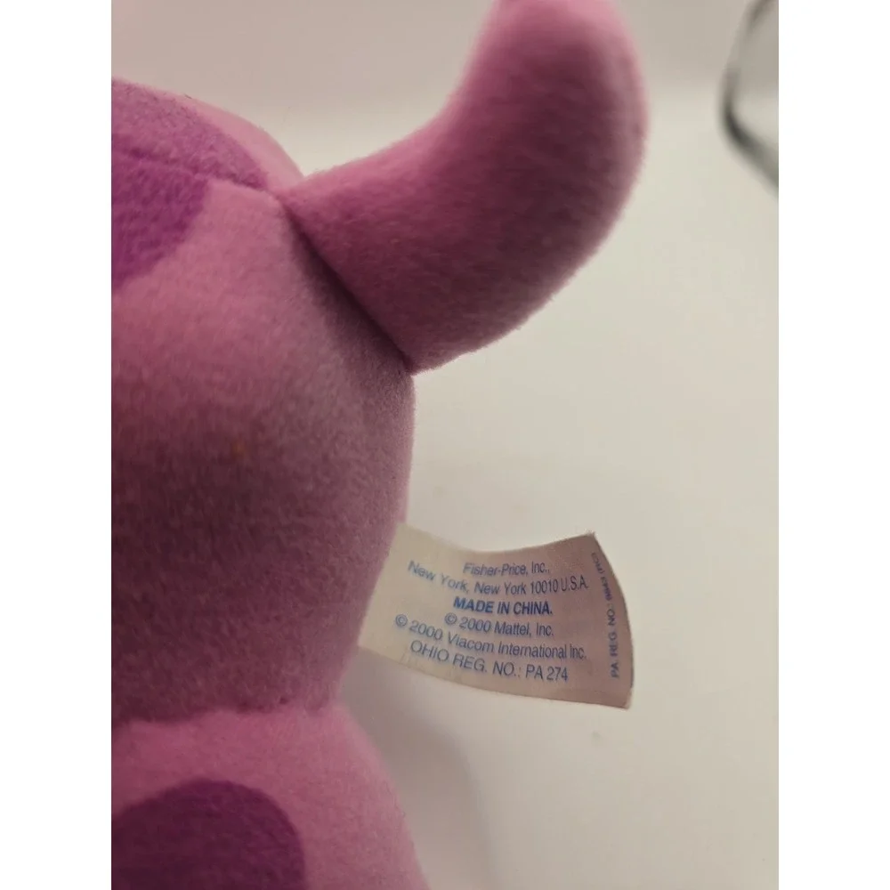 2000 Fisher Price Blues Clues  Bounce With Me Plush 10